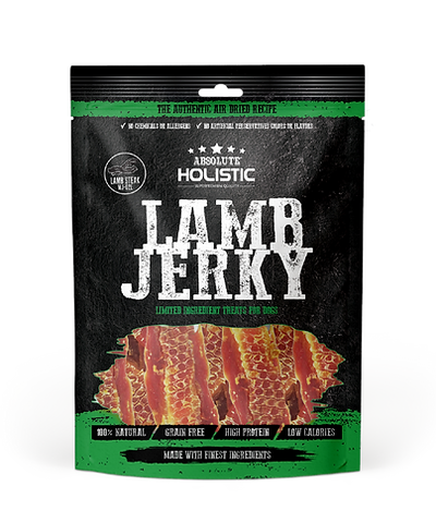 Absolute Holistic Real Jerky Lamb Steak 100g #MJ02L