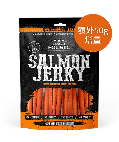 Absolute Holistic Real Jerky Salmon Stick 150g #MJ16S