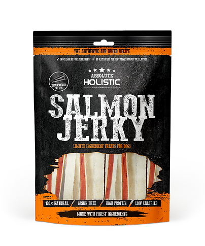 Absolute Holistic Real Jerky Salmon Sandwich 100g #MJ29S