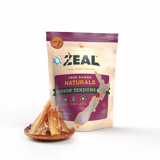 Zeal 天然狗小食 - 紐西蘭鮮鹿筋 125g #NP023