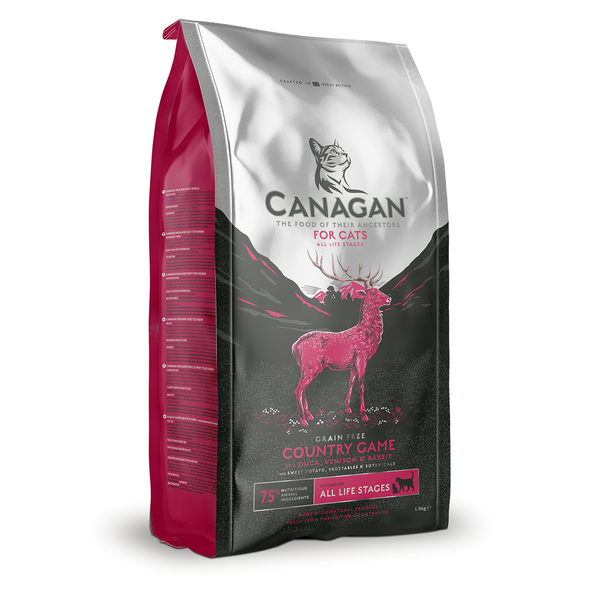 Canagan Cat Dry Food Game 1.5kg#ZG1