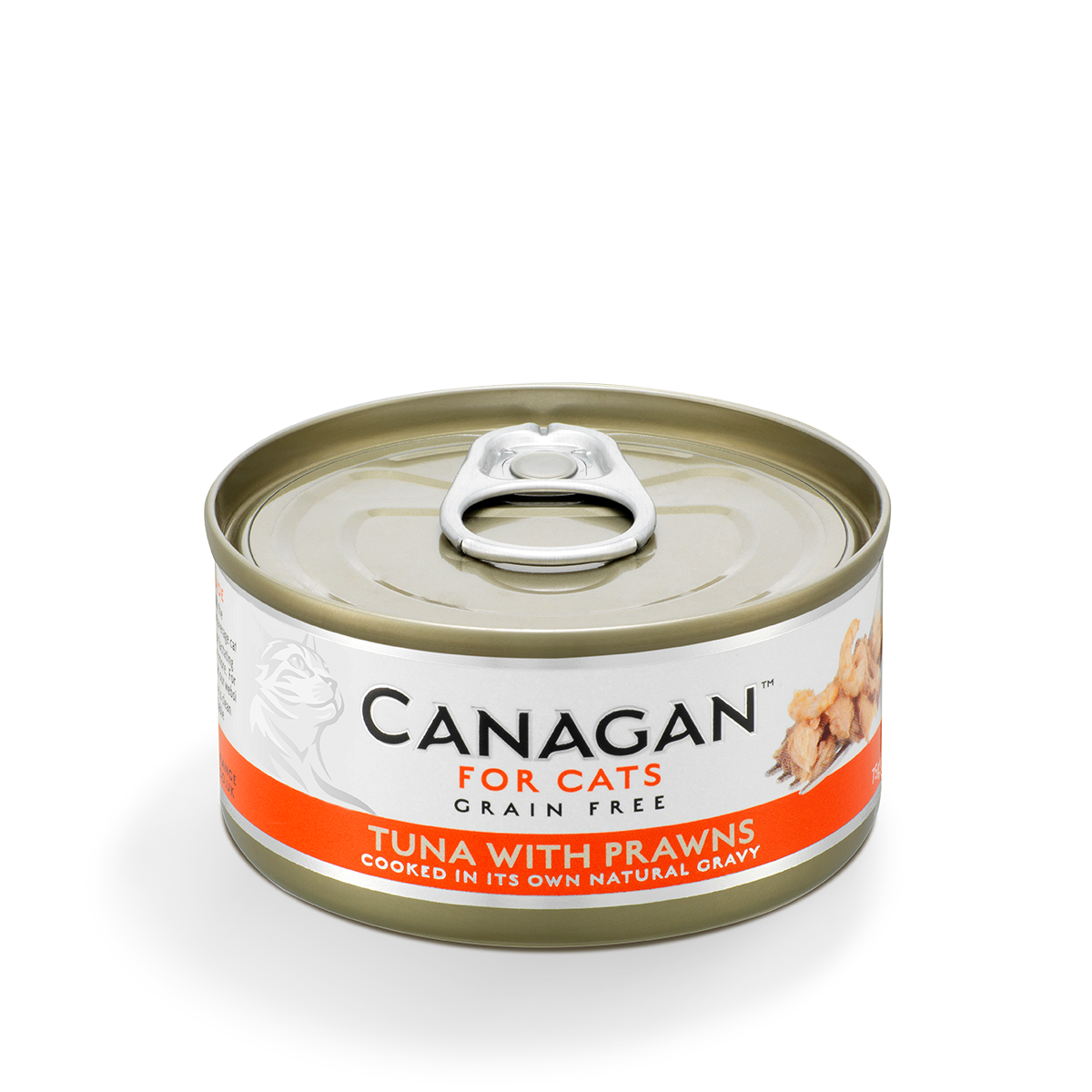 Canagan Canned Cat Tuna W/ Prawns 75g#WP75