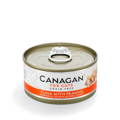 Canagan Canned Cat Tuna W/ Prawns 75g#WP75-SPCA HK