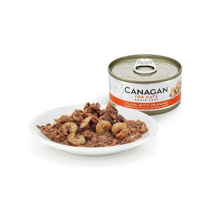 Canagan Canned Cat Tuna W/ Prawns 75g#WP75