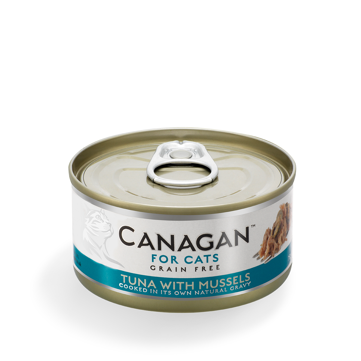 Canagan Canned Cat Tuna W/ Mussels 75g#WM75