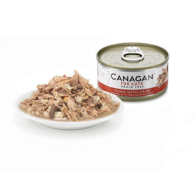 Canagan Canned Cat Tuna W/ Crab 75g#WA75