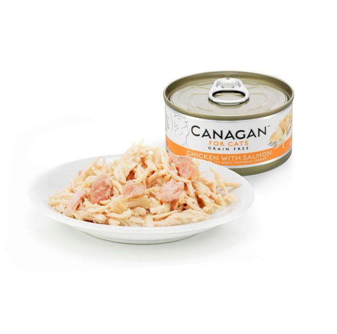 Canagan Canned Cat Chicken W/ Salmon 75g#WS75-SPCA HK