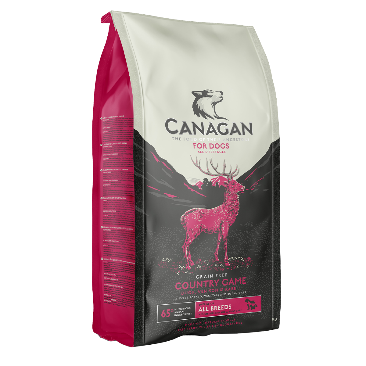 Canagan Dog Dry Food Country Game 2kg#GG2