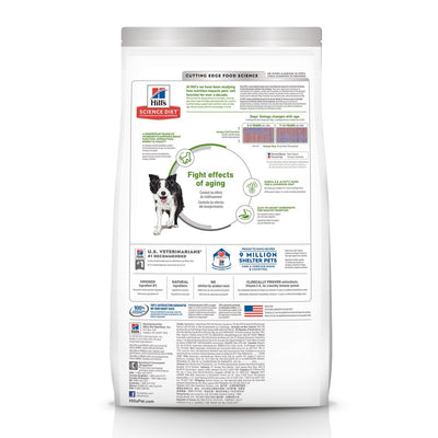 Hills Canine Adult 7+ Youthful Vitality 3.5lbs#10772