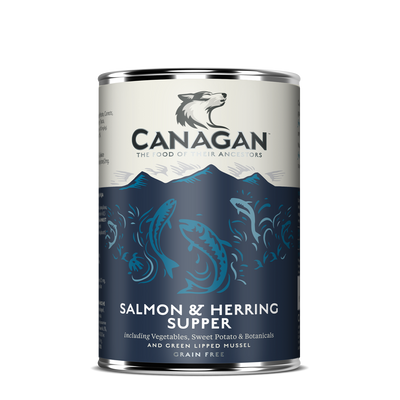 Canagan Canned Dog Salmon+Herrimg 400g #CSH