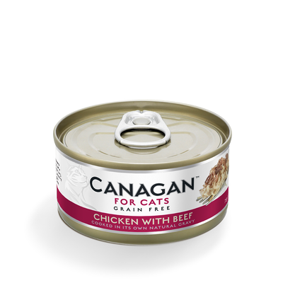 Canagan Canned Cat Chicken W/Beef 75g#WE75