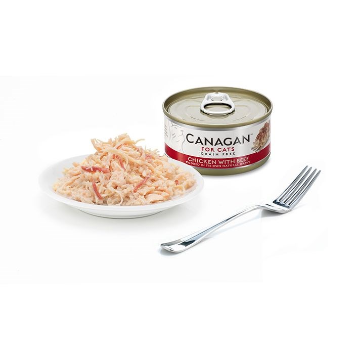 Canagan Canned Cat Chicken W/Beef 75g#WE75