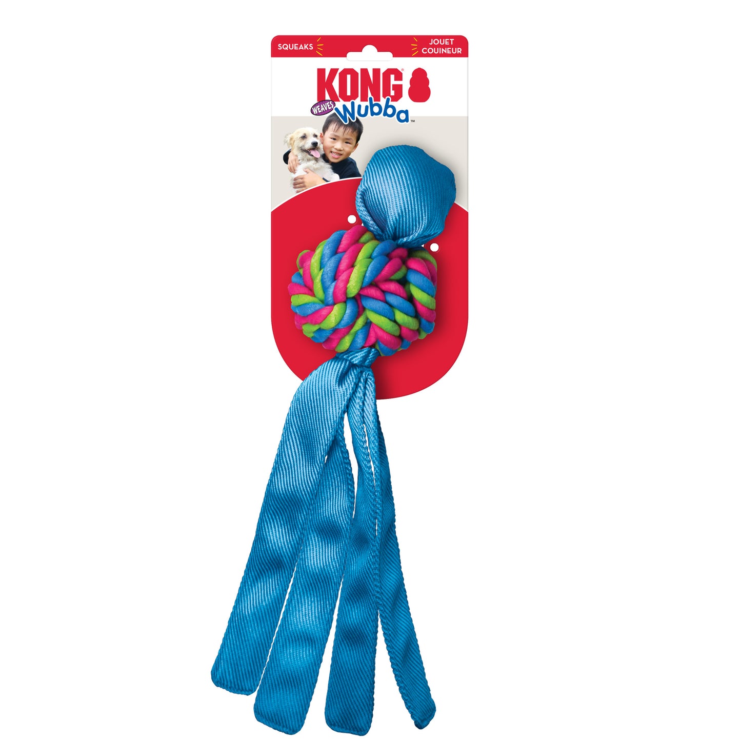 Kong Wubba Weaves (XL) WVX-Pink - SPCA HK