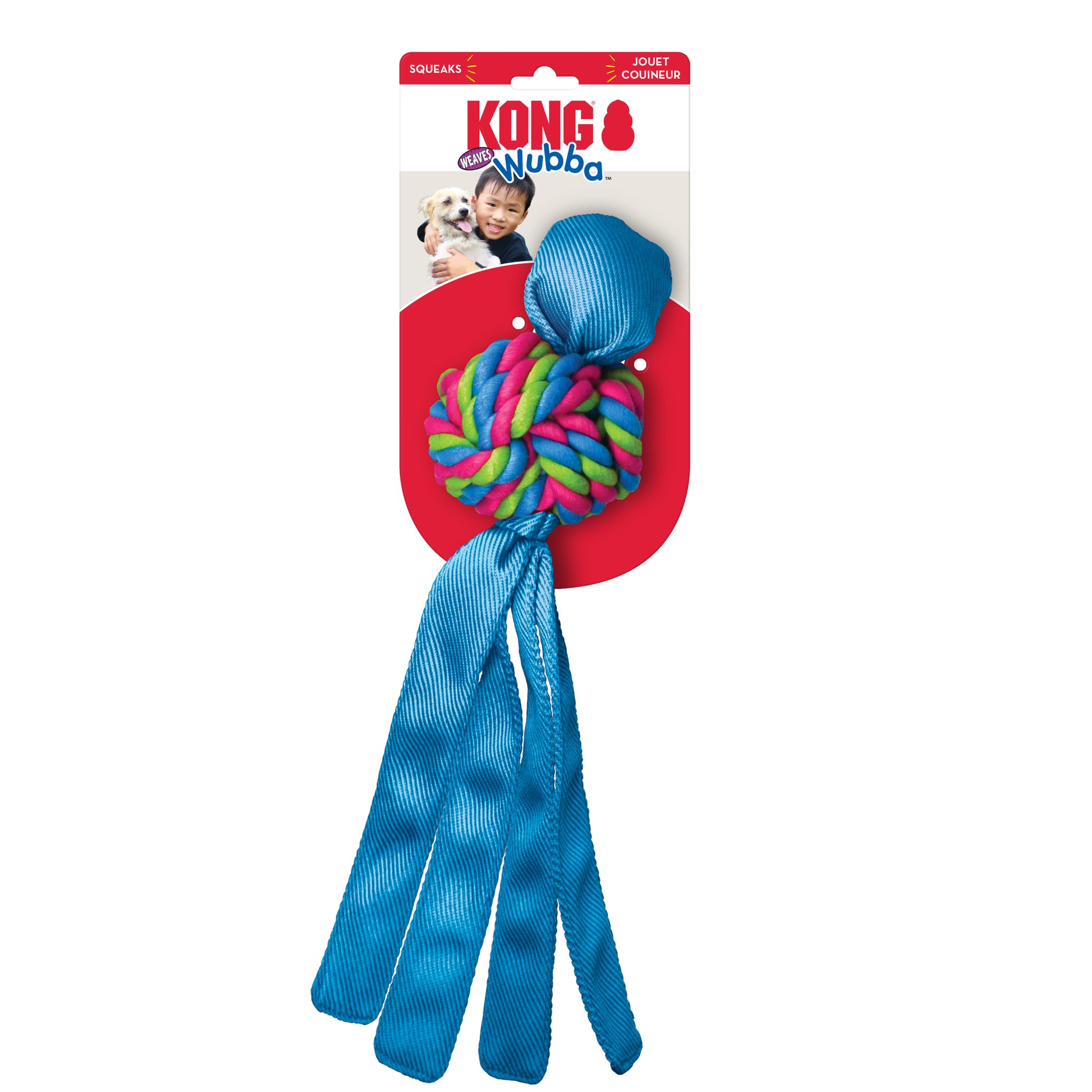 Kong Wubba Weaves (XL) WVX-Pink - SPCA HK