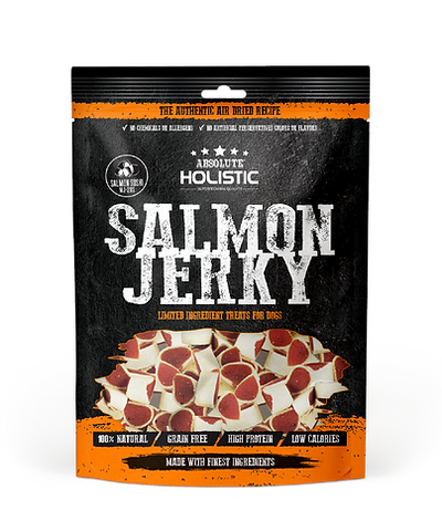 Absolute Holistic Real Jerky Salmon Sushi 100g #MJ28S