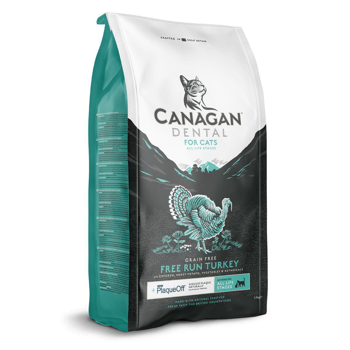 Canagan Cat Free-Run Turkey Dental 1.5kg#ZD1