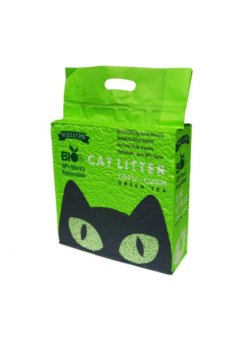 BIO Cat Litter Tofu + Corn - Green Tea