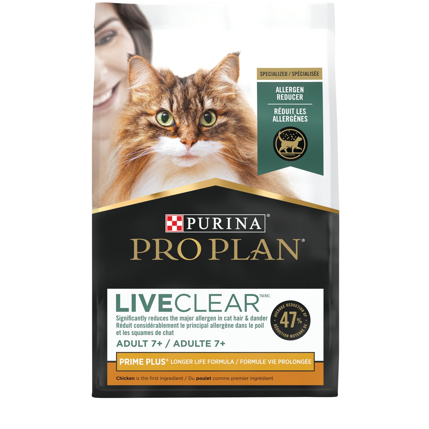 Proplan LiveClear Adult Cat 7+ 3.2lb #12469276