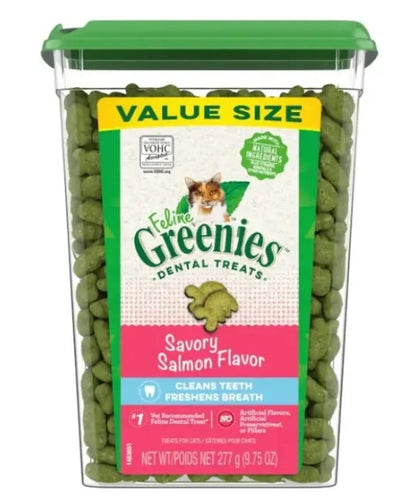 Greenies Feline Salmon Jumbo Tub 9.7oz #10205316-SPCA HK