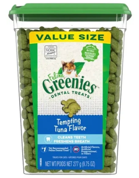 Greenies Feline Tuna Jumbo Tub 9.7oz #10205276