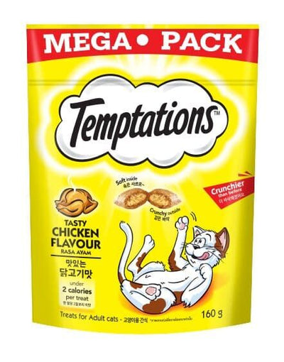 Temptations Mega Chicken 160g #10246833