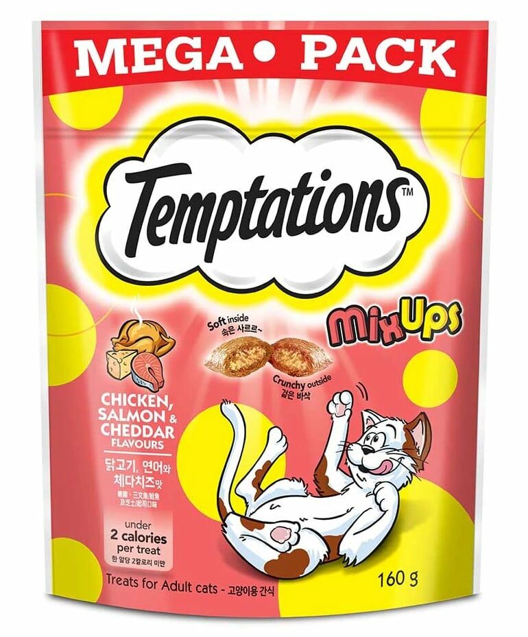 Temptations Chicken/Salmon/Cheese160g #10250098