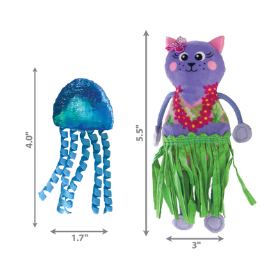 Kong Cats Tropics Hula 2 Pack CT62-SPCA HK