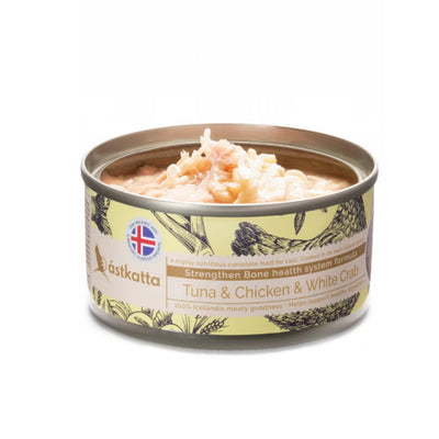 Astkatta Tuna & Chicken & White Crab 170g