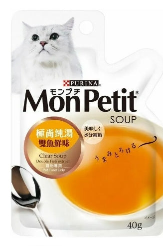 MonPetit Pure Soup Double Fish Exr 40g#12306878-SPCA HK