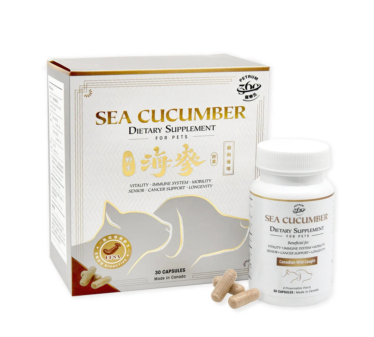 PETRUM - Sea Cucumber 30 Capsules-SPCA HK