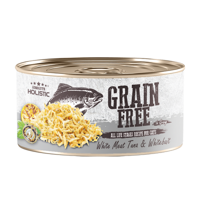 Absolute Holistic Grain Free (Cat) White Meat Tuna & Whitebait 80g