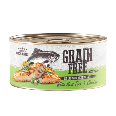 Absolute Holistic Grain Free (Cat) White Meat Tuna & Chicken 80g