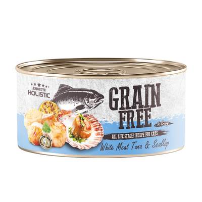 Absolute GF (Cat) White Meat Tuna & Scallop 80g #A