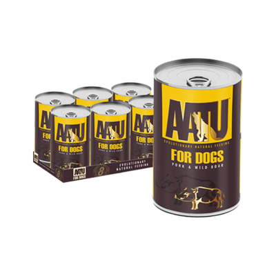 AATU Pork & Wild Boar Wet Dog Food 400g-SPCA HK