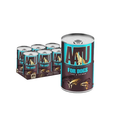 AATU Tuna & Salmon Wet Dog Food 400g