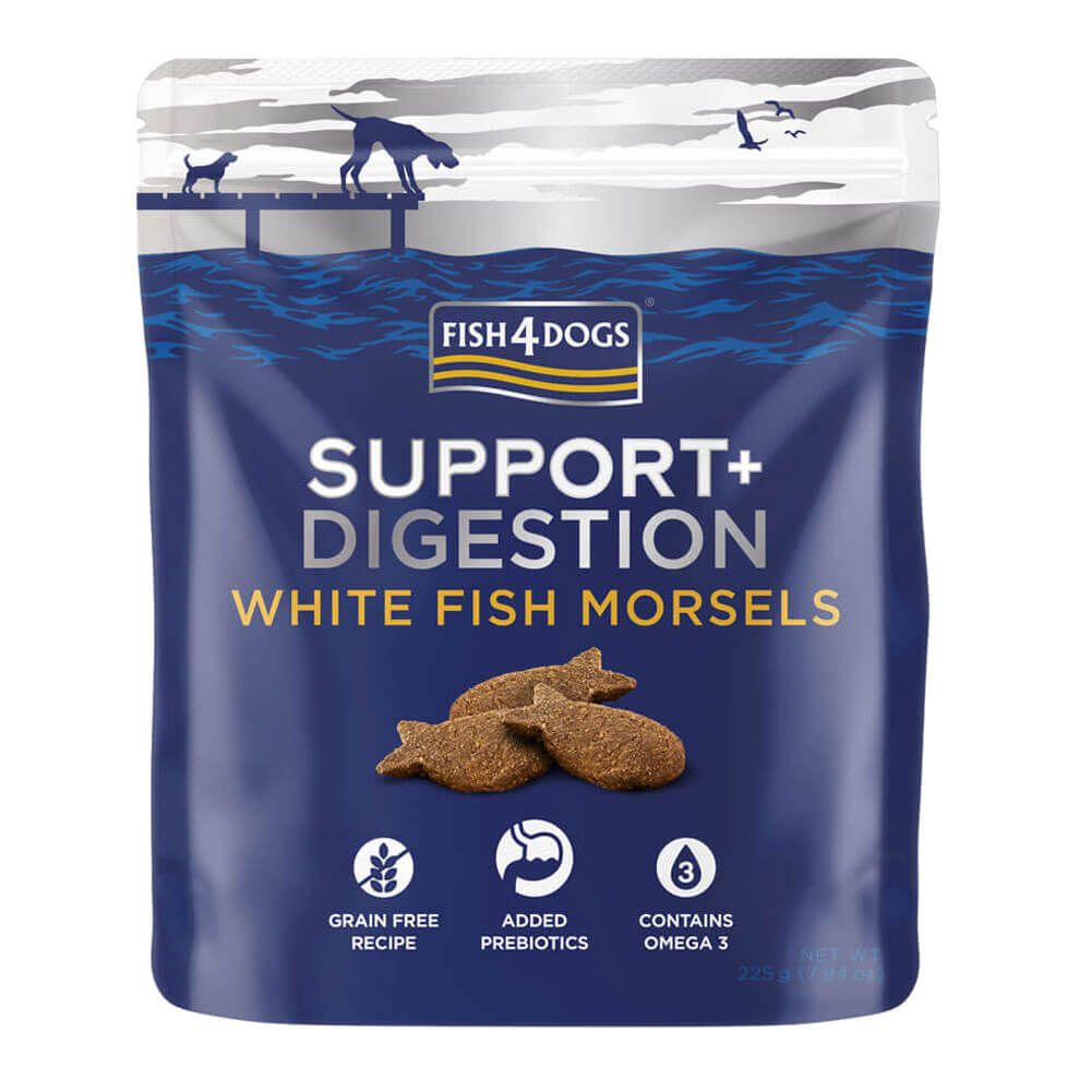 FISH4DOGS Treats - Whitefish Morsels 225g #DMM794