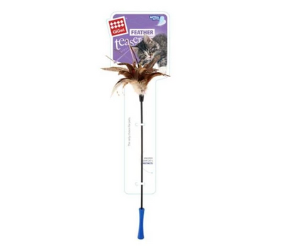 GiGwi Feather Teaser - Brown Color Feather #7073-SPCA HK