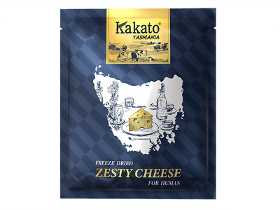 Kakato Freeze Dried Zesty Cheese 12-14 months 38g (For Human)