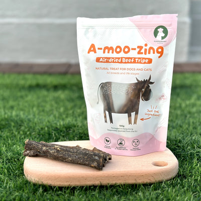 A-Moo-Zing - Air Dried Beef Tripe 100g #10702101