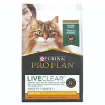 Proplan LiveClear Adult Cat 7+ 3.2lb #12469276