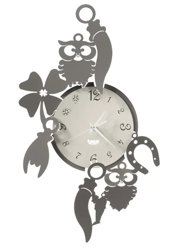 Arti&Mestieri Wall clock fun Good Luck