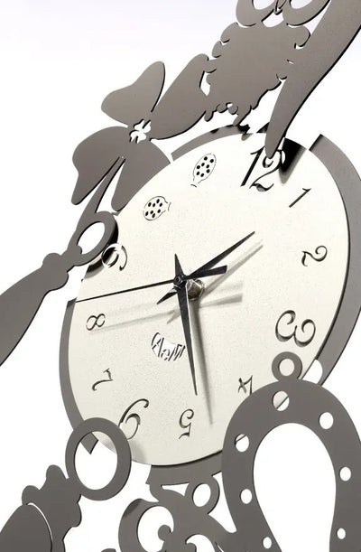 Arti&Mestieri Wall clock fun Good Luck