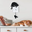 Arti&Mestieri Hunter Cat pendulum wall clock