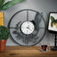 Arti&Mestieri Minimalist wall clock with hummingbirds