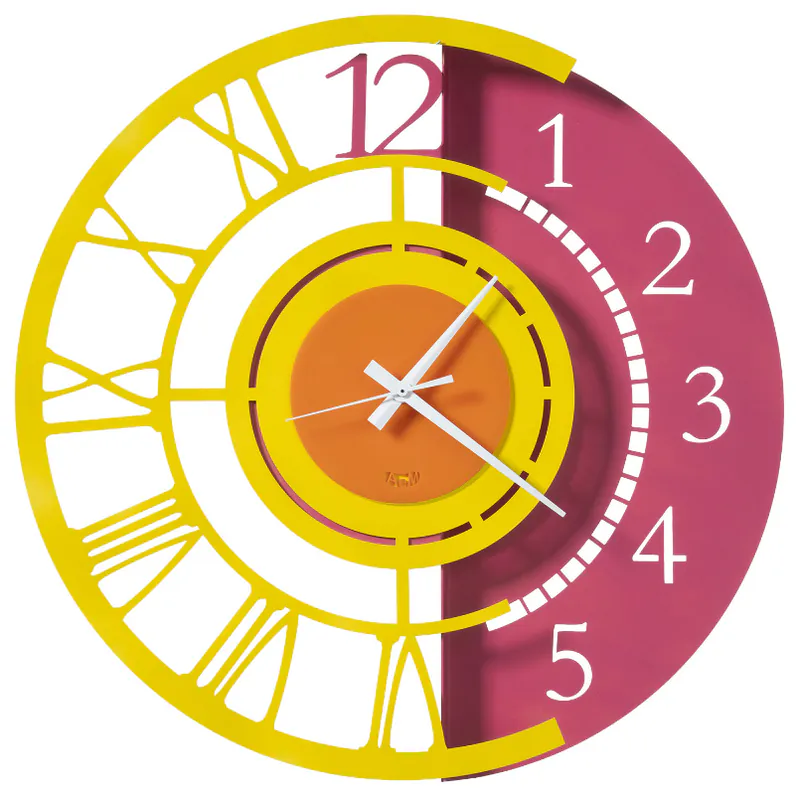 Arti&Mestieri Jack Pop Wall Clock (Yellow)