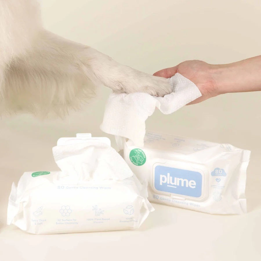 PLUME Gentle Cleaning Wet Wipe For Dog/Cats