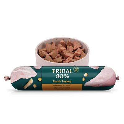 TRIBAL 80% Gourmet Sausage Fresh Turkey 300g #TRS0