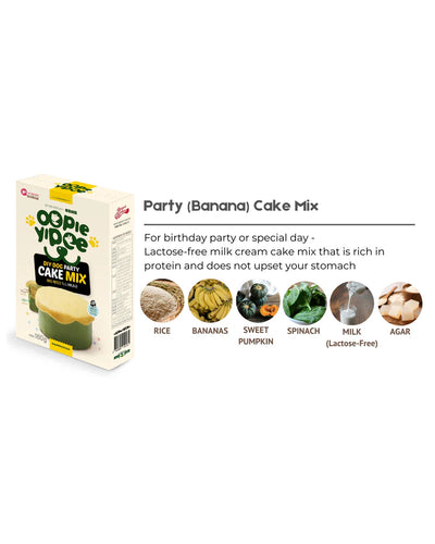 OOPIEYIPEE DIY PET Party Cake (Banana) 160g #0161