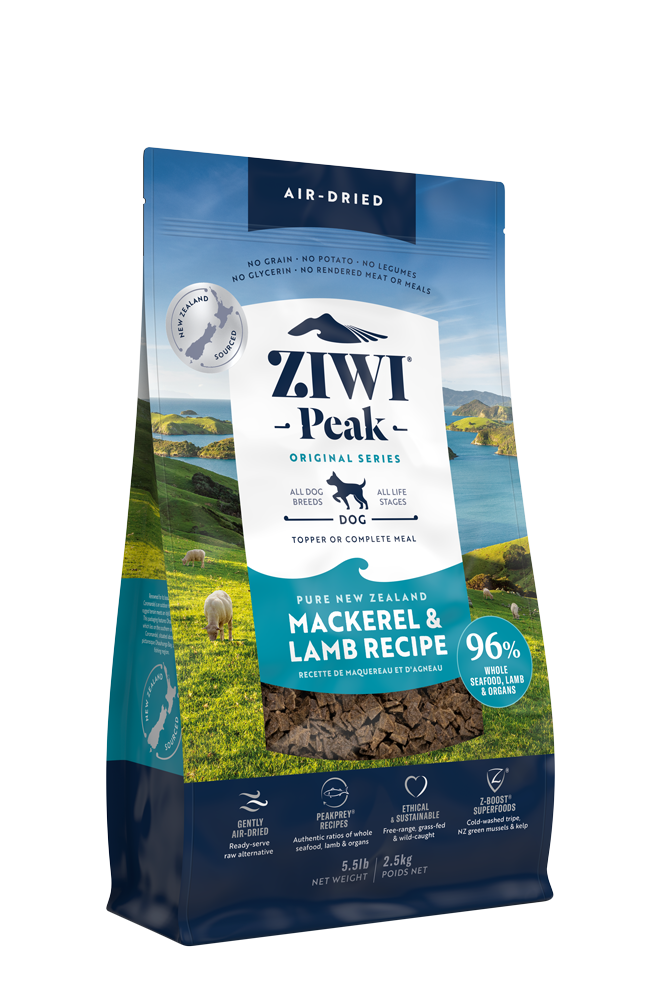 ZIWI Air-Dried Mackerel & Lamb For Dogs 454g #ADML - SPCA HK