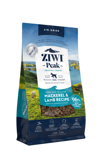 ZIWI Air-Dried Mackerel & Lamb For Dogs 454g #ADML - SPCA HK